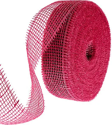 Produktbild von JUTE 5cm Band Juteband Tischband Dekoband 5cm/40m Pink