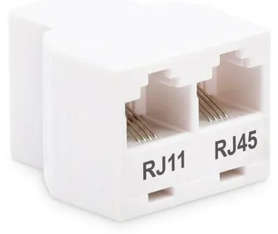 Produktbild von RJ11-Buchse/RJ11-Buchse + RJ45-Buchse