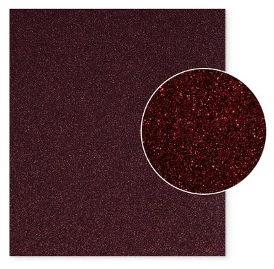 Produktbild von Plottermarie Plotterfolie Mega Glitter für kreative Veredelungen – Plotterfolie für Textildruck, T-Shirts, Baumwolle, Polyester, DIY & Spezialeffekte 32 x 50 cm - 958 Burgundy