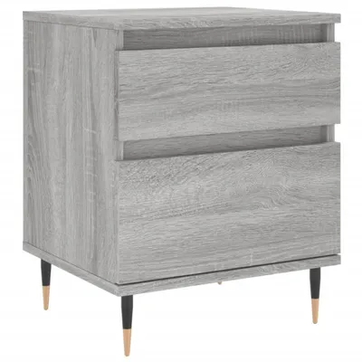 Obrázek produktu pro vidaXL Noční stolek Grey Sonoma 40x35x50 cm výrobek ze dřeva