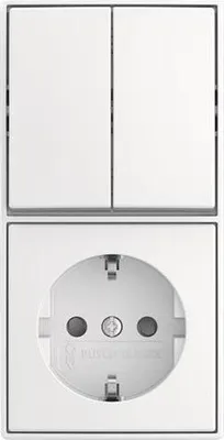 Immagine prodotto di BUSCH JAEGER Kombination Wippschalter 2601/5/20 EAPBJ-524 (2TKA00005538)