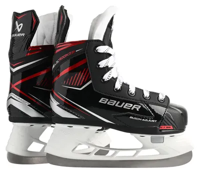 Produktbild von Bauer Hockey Lil Rookie Youth Eishockeyschlittschuhe Schwarz EU 29 1/2-33 1/2 Jungen,Mädchen Schwarz EU 29 1/2-33 1/2