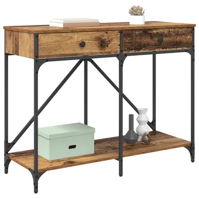 Obrázok produktu pre vidaXL Konzolový stolík z regenerovaného dreva 100 x 39 x 78,5 cm materiál na báze dreva