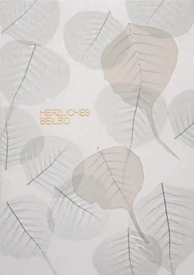 Produktbild von Beileidskarte "Herzliches Beileid"