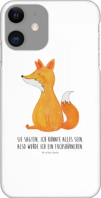 Produktbild von Mr. & Mrs. Panda Iphone 11 Handyhülle Einhorn Fuchs - Weiß - Geschenk, Unicorn, Fuchshörnchen, Hülle, Unicorns, Einhörner, Cover, Füchse, Smartphone, Handy Schutzhülle