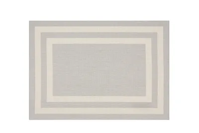 Produktbild von Teppich Terrace Bordüre in grau 60 x 110 cm