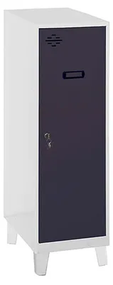 Productafbeelding van Simonrack Spind SIMONLOCKER DISM, enkelvoudig, grijs, 8425437120237, 1 sluitcompartiment, 30,0 x 50,0 x 101,5 cm