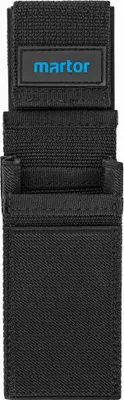 Produktbild von MARTOR GÜRTELTASCHE M Für Cuttermesser, Tasche Mit 5 Fächern Für Sicherheitsmesser/Stift/Schere, Mit Clip & Klettverschluss, Nylon, Schwarz