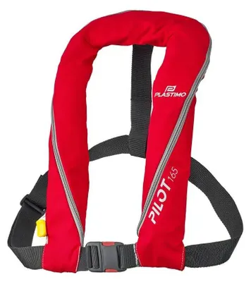 Image de Gilet de sauvetage manuel Plastimo Pilot 165n Rouge Rouge One Size