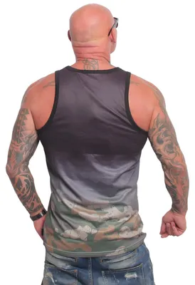 Zdjęcie produktu dla Koszulka męska Yakuza Silent Mesh Tank Top, czarny, M