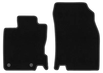Immagine prodotto di Tappetini anteriori in moquette per Renault Kadjar 2015- (SUV) – 2 pezzi, neri, su misura – Wielganizator BASIC