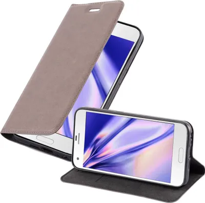 Immagine prodotto di Cadorabo cover per HTC ONE A9S cover protettiva in marrone custodia per cellulare cover chiusura magnetica