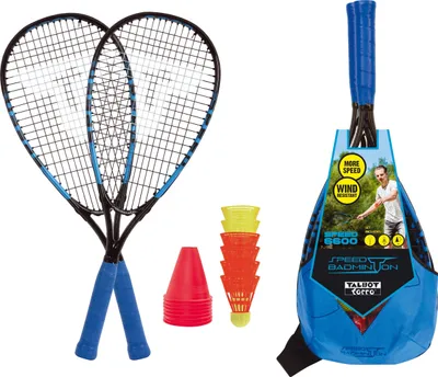 Produktbild von *Speedbadminton Set SPEED 6600 im Slingbag black/blue,