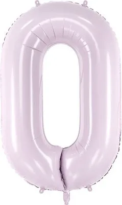 Produktbild von Folienballon Zahl „0“, 72cm, lila