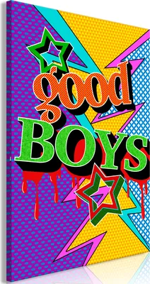 Produktbild von Vlies Leinwandbild - Good Boys (1 Part) Vertical 20x30 cm Für Kinder m-A-0830-b-a