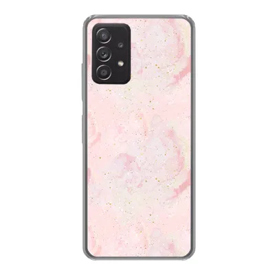 Produktbild von MuchoWow® Handyhülle Schutzhülle Hülle für Samsung Galaxy A53 5G Marmor - Rosa - Glitter - Gold - Muster Silikon Softcase Handy Hülle - Schutzabdeckung