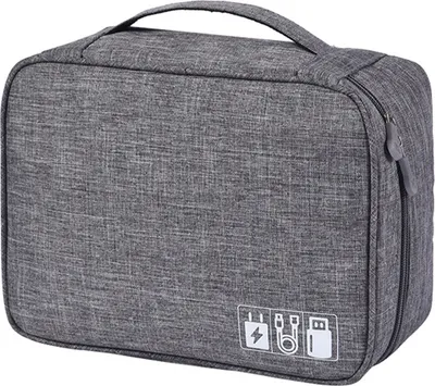 Obrázek produktu pro Datový kabel Storage Bag Cestovní nabíjení Po sluchátka Organizátor Multifunkční oddělení Velká kapacita