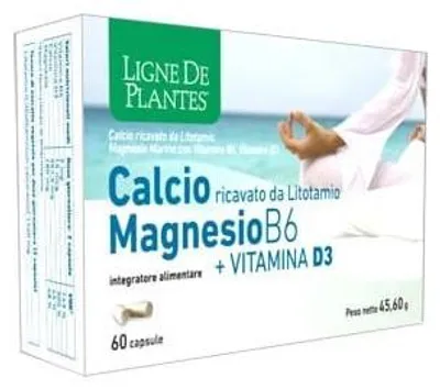 Immagine prodotto di Calcio + Magnesio B6 + Vitamina D3 60 Capsule