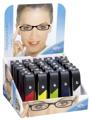 Produktbild von Wedo 271 33099, Uni, Rechteck, Vollrand, Mehrfarbig, Mehrfarbig, 1,5 Dioptrie