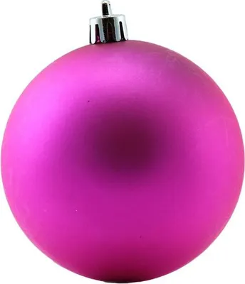 Produktbild von DECOLED Kunststoffkugeln Ø 10 cm, pink, 6x matt
