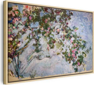 Produktbild von Italienischer Leinwand Leinwandbild - Les Roses 120x80 cm Reproduktionen l-G-10069-b-a
