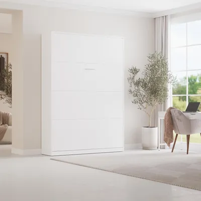 Produktbild von Schrankbett 140x200,160x200 Schlafzimmer & Ferienwohnungen Weiss 140 Vertikal