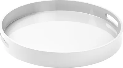 Produktbild von Lambert Enzo Lacktablett rund, weiß, D45,5 H5,7 cm 63351