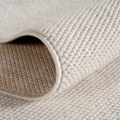 Produktbild von Helix Pop teppich kurzflor rund Ø 200cm creme