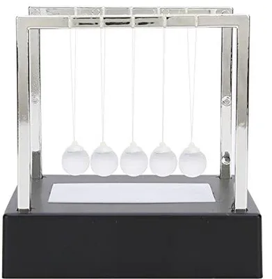 Produktbild von Klassisches Kugelspiel, Newton-Schwingung, Dekorationsstück, Bildungswerkzeug, Geschenk, Kunststoff, 12 cm