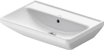 Produktbild von DURAVIT 2366650060 Waschtisch D-Neo, 650mm, weiß mit ÜL,