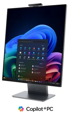 Produktbild von Lenovo ThinkCentre X AIO, 70,1 cm (27.6"), Quad HD, Intel Core Ultra X7, 32 GB, 512 GB, Windows 11 Pro