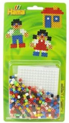 Produktbild von Hama Blister Haus & Figuren Midi-Bügelperlen
