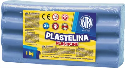 Produktbild von ASTRA Knetmasse 1kg Hellblau, 303111014