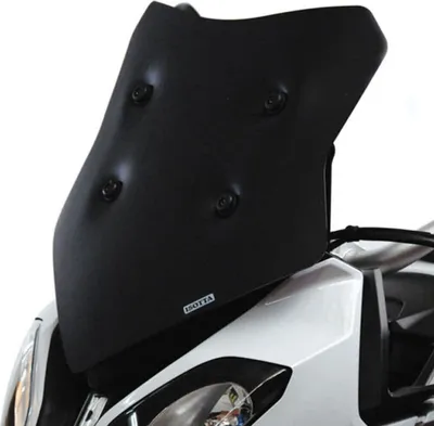 Zdjęcie produktu dla Szyba przednia ISOTTA do BMW S 1000 XR, wymienna, czarna matowa 445x395mm