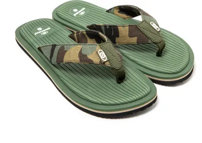 Image de BRASILERAS Tongs Femme Antidérapantes confortables chaussures de plage/piscine/urbaines militaires verts 43 EU -UBAMY