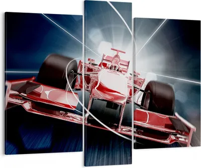 Produktbild von Bild auf Leinwand - Leinwandbild - Formel Geschwindigkeit Motor - 95x80cm - Wand Bild - Wanddeko - Leinwanddruck - Bilder - Kunstdruck - Wanddekoration - Leinwand bilder - Wandkunst - CB95x80-2677
