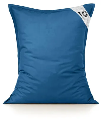 Image de Housse pour Pouf Géant XL 120x80cm Intérieur et Extérieur - Bleu pétrole