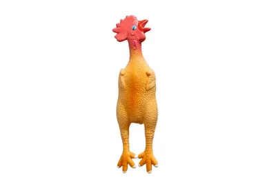 Produktbild von Karlie Hundespielzeug Huhn Latex gelb 25 x 6 x 4 cm