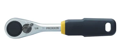 Produktbild von Proxxon Micro Ratsche, 1/4" Bit-Aufnahme, 23 x 12 mm-extrem schlanker Kopf