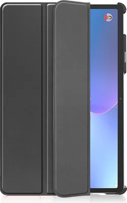 Image de Cazy Housse pour Tablette compatible avec Lenovo Tab P11 Pro (2nd Gen) - Étui TriFold Bookcase - Noir