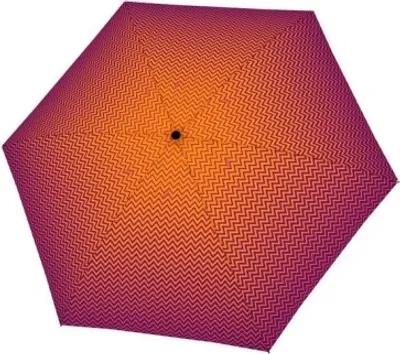 Image de doppler parapluie de poche parapluie Fiber Havanna Strong Red multicolore