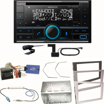 Produktbild von Kenwood DPX-7300DAB Bluetooth DAB Einbauset für Opel Signum Corsa C Tigra Twintop
