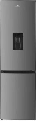 Produktbild von Kühlschrank mit Gefrierfach unten - CONTINENTAL EDISON - 325L - Total No Frost - Wasserspender - Edelstahl -