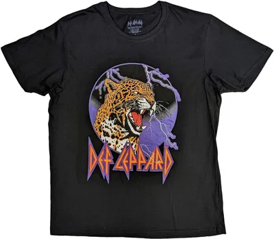 Produktbild von Def Leppard - T-Shirt für Herren/Damen Uni RO8627 (M) (Schwarz)