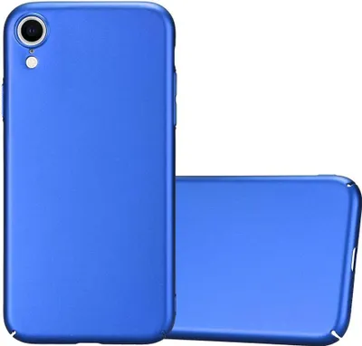 Produktbild von Cadorabo Hülle für Apple iPhone XR Schutzhülle in Blau Hard Case Handy Hülle Etui