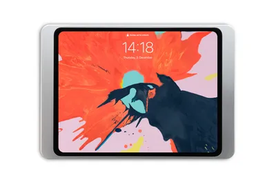 Produktbild von Dame Wall Tablethalterung für iPad Pro 12.9' silber eloxiert