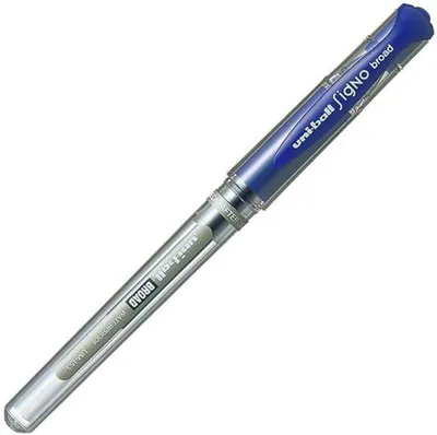 Productafbeelding van uni-ball uniball signo broad UM-153 1,0 mm - Set van 12 - Blauw - Doos