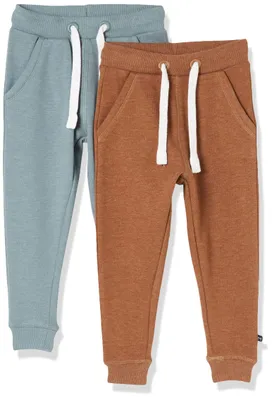 Zdjęcie produktu dla MAGIC KIDS WEAR: Spodnie dresowe dla dzieci i niemowląt, wykonane z bawełny, zestaw 2 sztuk, rozmiar 92