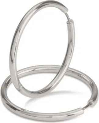 Image de Boccia 05070-01 Damen-Ohrringe Creoles Titan 38 mm