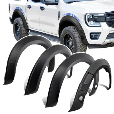 Produktbild von Poszerzenia błotników Ford Ranger, dostosowane do modeli 2022-2024, poszerzenie 130 mm, z otworem na czujnik